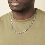 Cha&icirc;ne Vivian Maille Alternee 1/3 Argent Blanc - Chaines Homme | Marc Orian