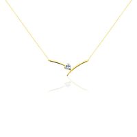 Collier Renaldine Or Jaune Topaze