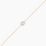 Bracelet Or Jaune Acantha Diamants - Bracelets cha&icirc;nes Femme | Marc Orian