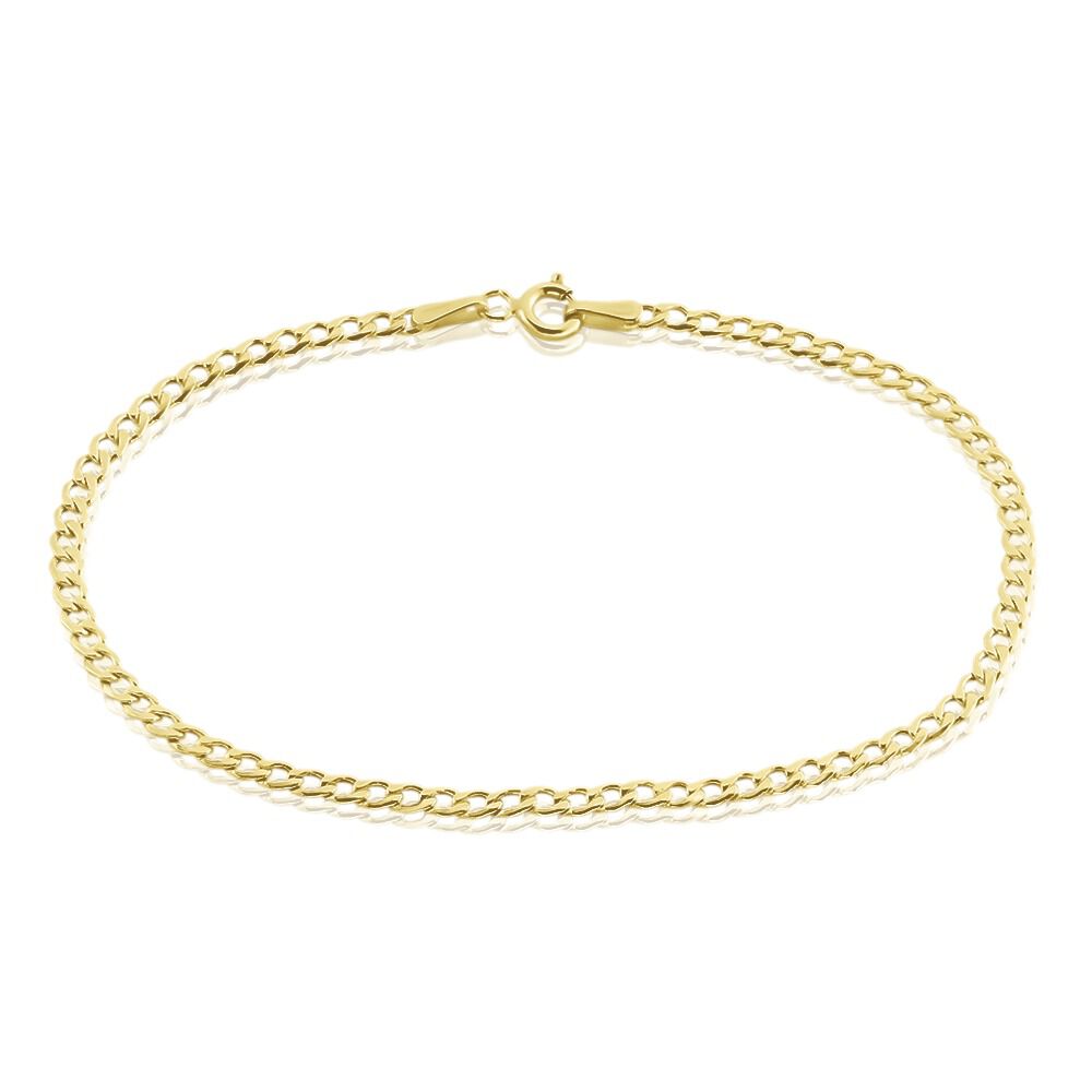 Bracelet Iris Or Jaune Maille Gourmette - Bracelets mailles Femme | Marc Orian