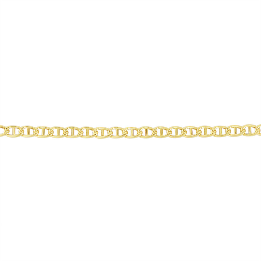 Collier Capucin Or Jaune Maille Marine Plate - Chaines Homme | Marc Orian