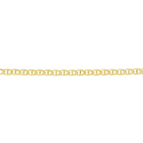 Collier Capucin Or Jaune Maille Marine Plate - Chaines Homme | Marc Orian