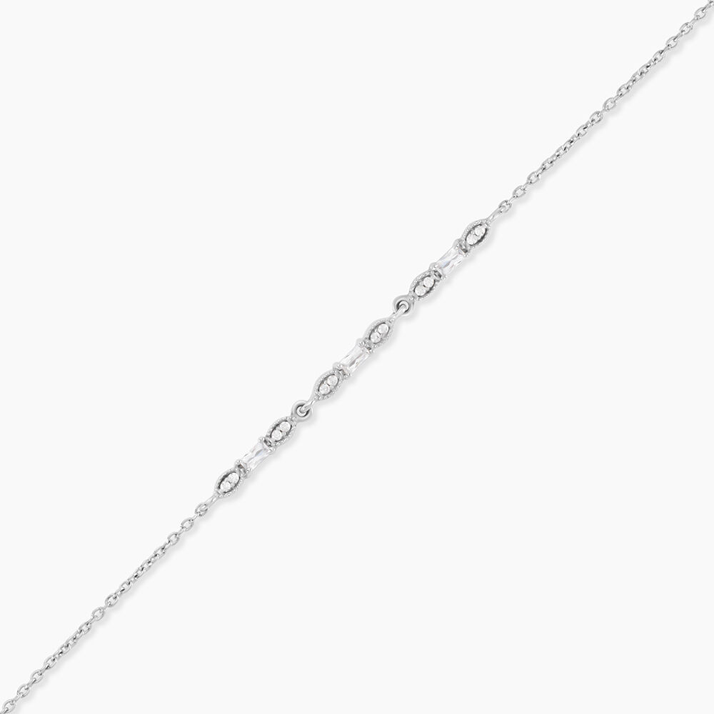 Bracelet Astrea Argent Blanc Oxyde De Zirconium - Bracelets fantaisie Femme | Marc Orian