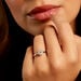 Bague Athena Platine Blanc Diamant - Solitaires Femme | Marc Orian