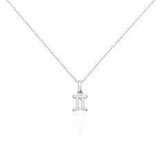 Collier Astra Argent Blanc Oxyde De Zirconium - Colliers Femme | Marc Orian