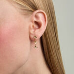 Boucles D'Oreilles Pendantes Monika Argent Dor&eacute; A L'Or 750/1000 - Pendantes Femme | Marc Orian