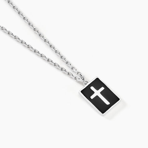 Collier Romaji Argent Blanc - Colliers Homme | Marc Orian