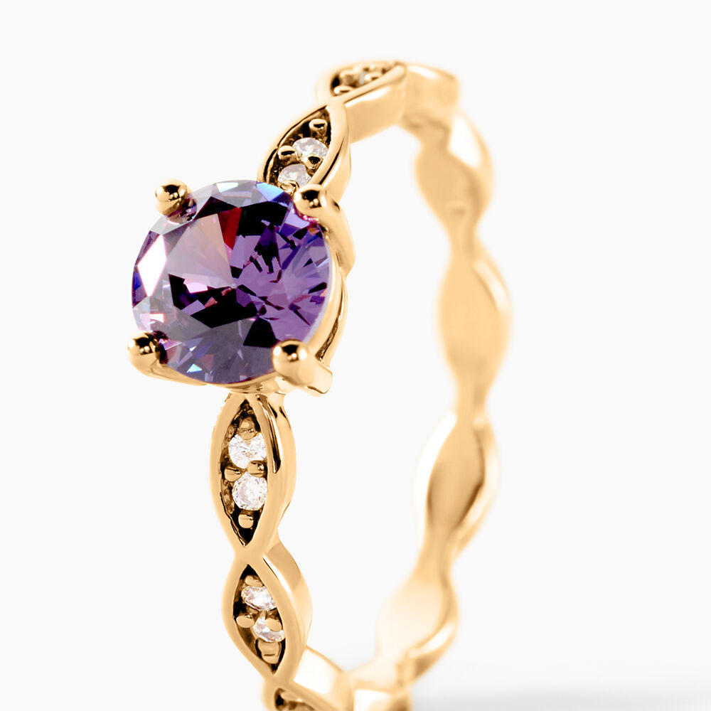 Bague Kurt Plaqu&eacute; Or Jaune Oxyde De Zirconium - Bijoux fantaisie Femme | Marc Orian