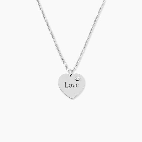 Collier Sebastienne Argent Blanc - Colliers fantaisie Femme | Marc Orian