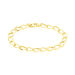 Bracelet Joice Maille Alternée Et Godronne Or Jaune - Bracelets mailles Femme | Marc Orian