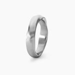 Bague Barclay Acier Blanc - Bijoux fantaisie Homme | Marc Orian