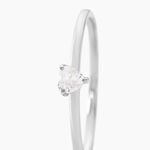Bague Solitaire 1er Solitaire Argent Blanc Oxyde De Zirconium - Bijoux fantaisie Femme | Marc Orian