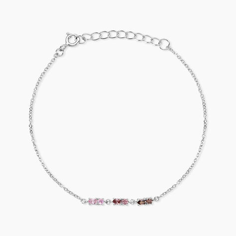 Bracelet Dion Argent Blanc Oxyde De Zirconium - Bracelets fantaisie Femme | Marc Orian