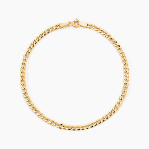 Bracelet Iris Or Jaune Maille Gourmette - Bracelets mailles Femme | Marc Orian