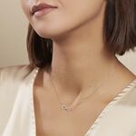 Collier Veda Argent Blanc Oxyde De Zirconium - Colliers avec pierres Femme | Marc Orian