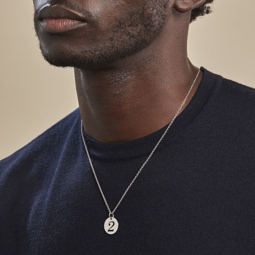 Pendentif Efiso Argent Blanc - Pendentifs Famille | Marc Orian