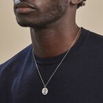 Pendentif Efiso Argent Blanc - Bijoux fantaisie Famille | Marc Orian