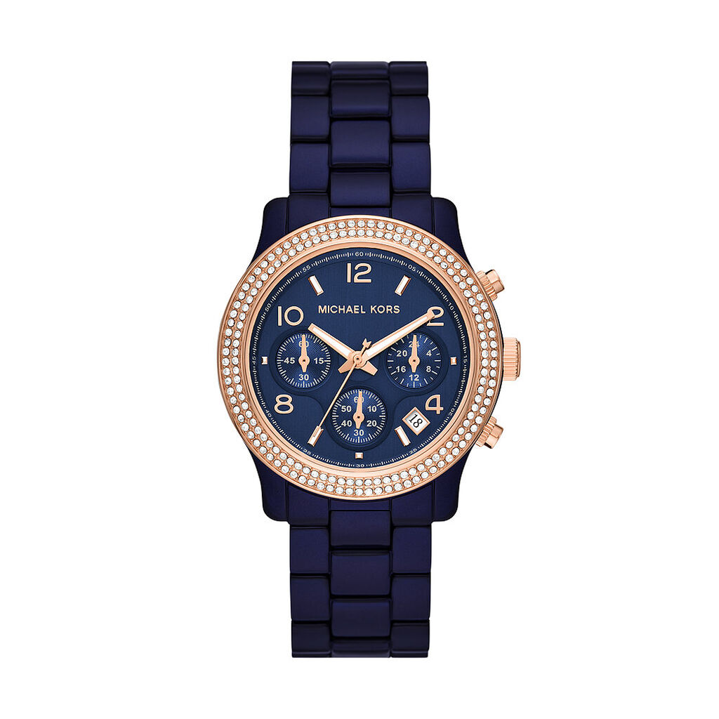 Montre Michael Kors Runway Bleu - Montres étanches Femme | Marc Orian