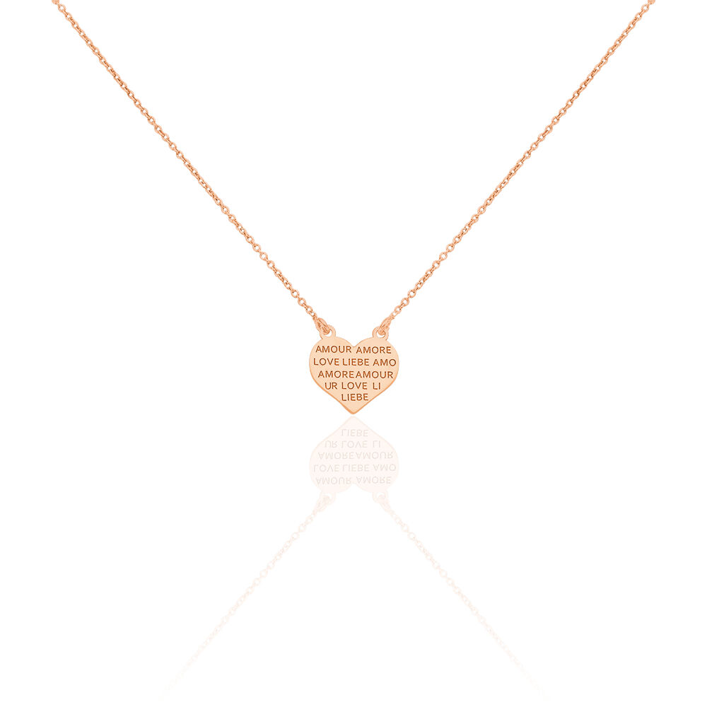 Collier Lettre Argent Rose - Colliers fantaisie Femme | Marc Orian