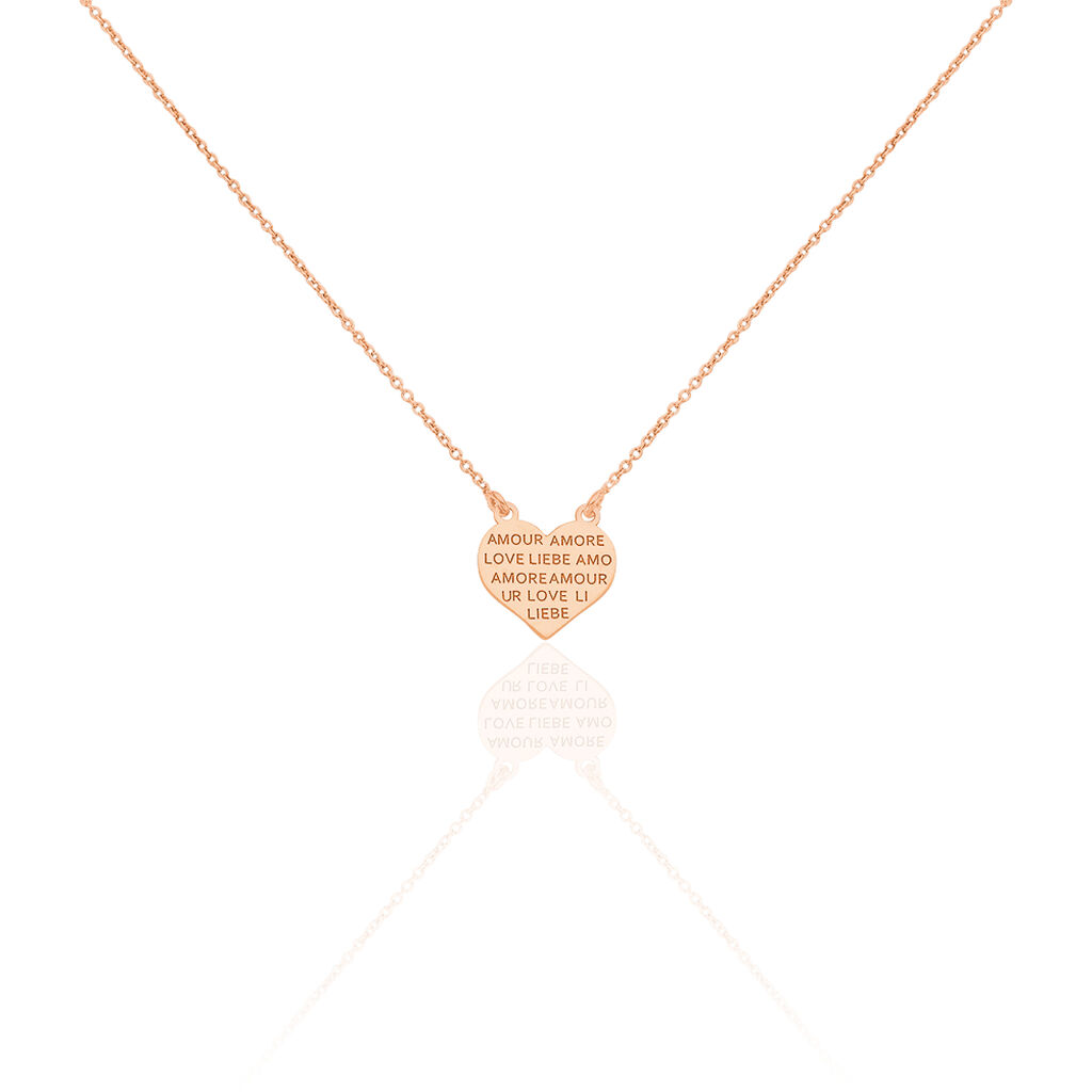 Collier Lettre Argent Rose - Colliers fantaisie Femme | Marc Orian