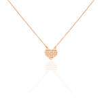 Collier Lettre Argent Rose - Colliers fantaisie Femme | Marc Orian