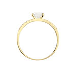Bague Solitaire Or Jaune Cesarine Oxyde De Zirconium - Solitaires Femme | Marc Orian