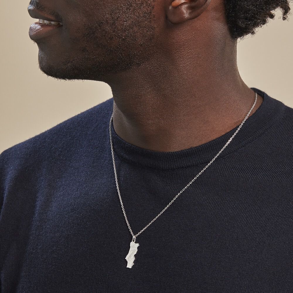 Pendentif Thea Argent Blanc - Bijoux personnalisés Famille | Marc Orian
