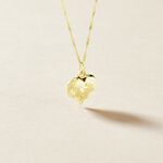 Pendentif Eudocie Coeur Mat Et Brillant Or Jaune - Pendentifs Femme | Marc Orian