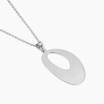 Collier Sautoir Hilarius Acier Blanc - Sautoirs Femme | Marc Orian
