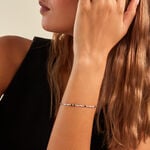 Bracelet Cacilia Argent Blanc - Bracelets fantaisie Femme | Marc Orian