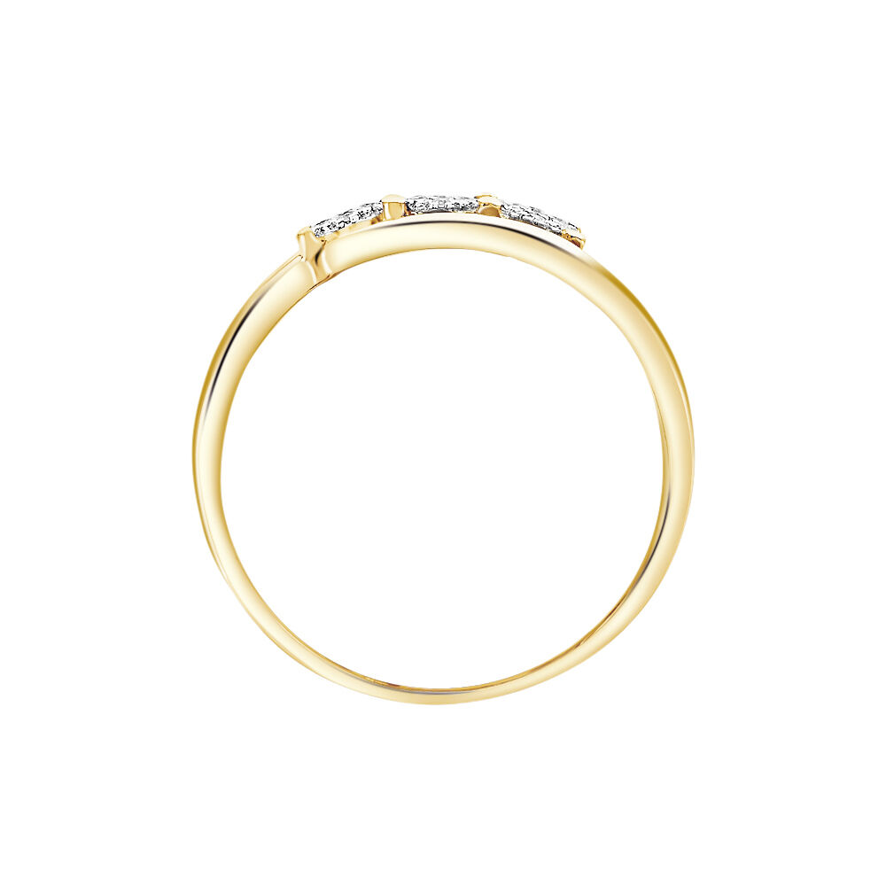 Bague Nolan Or Jaune Diamant - Parures de mariage Femme | Marc Orian