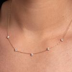 Collier Ethere Or Jaune Oxyde De Zirconium - Colliers avec pierres Femme | Marc Orian