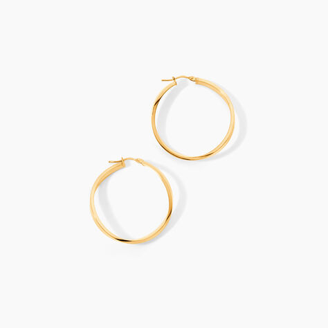 Cr&eacute;oles Or Jaune - Cr&eacute;oles Femme | Marc Orian