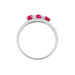 Bague Madeline Or Blanc Rubis Diamant - Bagues vintage Femme | Marc Orian