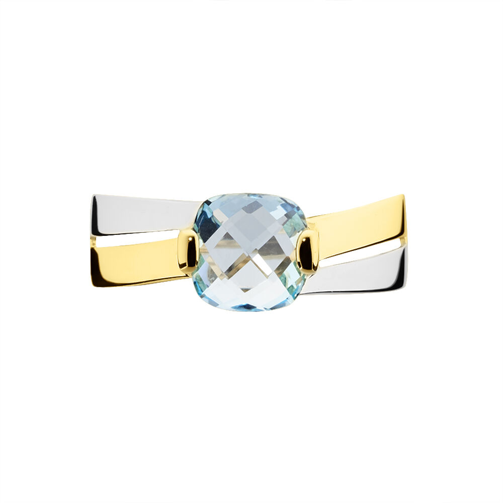 Bague Suzana Or Bicolore Topaze - Bagues pierres fines Femme | Marc Orian