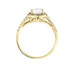 Bague Or Jaune Arjun Oxydes De Zirconium - Solitaires Femme | Marc Orian