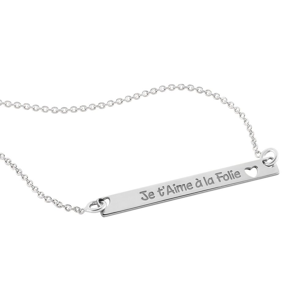 Collier Karelle Argent Blanc - Colliers fantaisie Femme | Marc Orian
