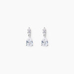 Boucles D'oreilles Pendantes Marie-helena Argent  Oxyde De Zirconium - Pendantes Femme | Marc Orian