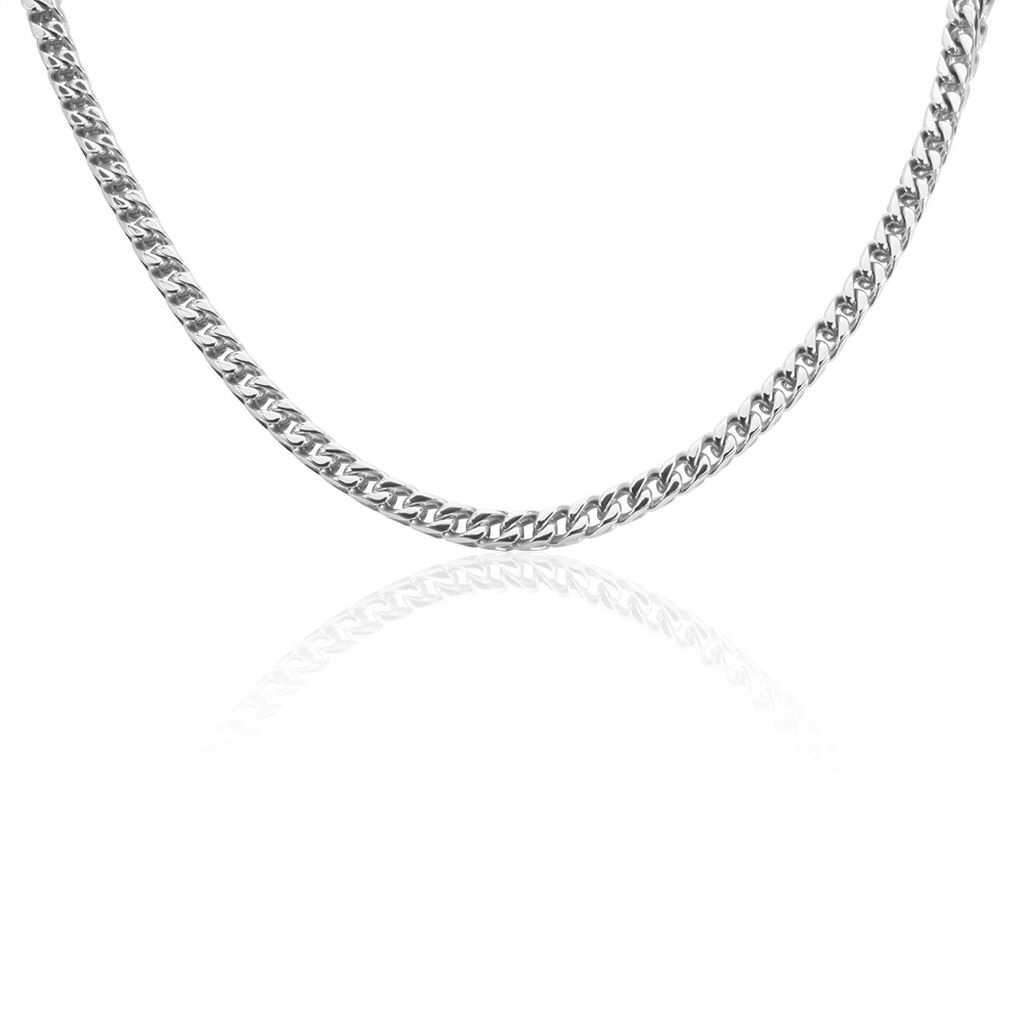 Collier Phebus Him Acier Blanc - Colliers fantaisie Homme | Marc Orian