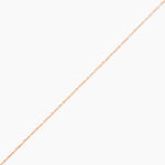 Cha&icirc;ne Igoa Maille For&ccedil;at Diamantee Or Rose - Chaines Femme | Marc Orian