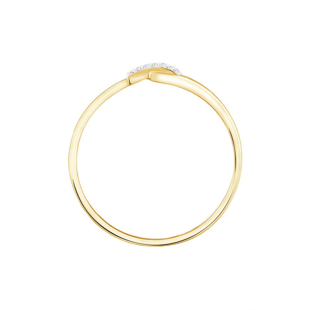 Bague Cyranna Or Jaune Diamant - Parures de mariage Femme | Marc Orian
