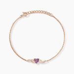 Bracelet Argent Rose Avalon Oxyde De Zirconium - Bracelets fantaisie Femme | Marc Orian