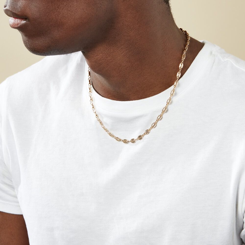 Collier William Plaqué Or Jaune - Chaines Homme | Marc Orian