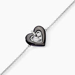 Bracelet Clarah Argent Blanc C&eacute;ramique Oxyde De Zirconium - Bracelets fantaisie Femme | Marc Orian