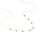 Collier Spya Infini Or Jaune Spinelle - Colliers avec pierres Femme | Marc Orian