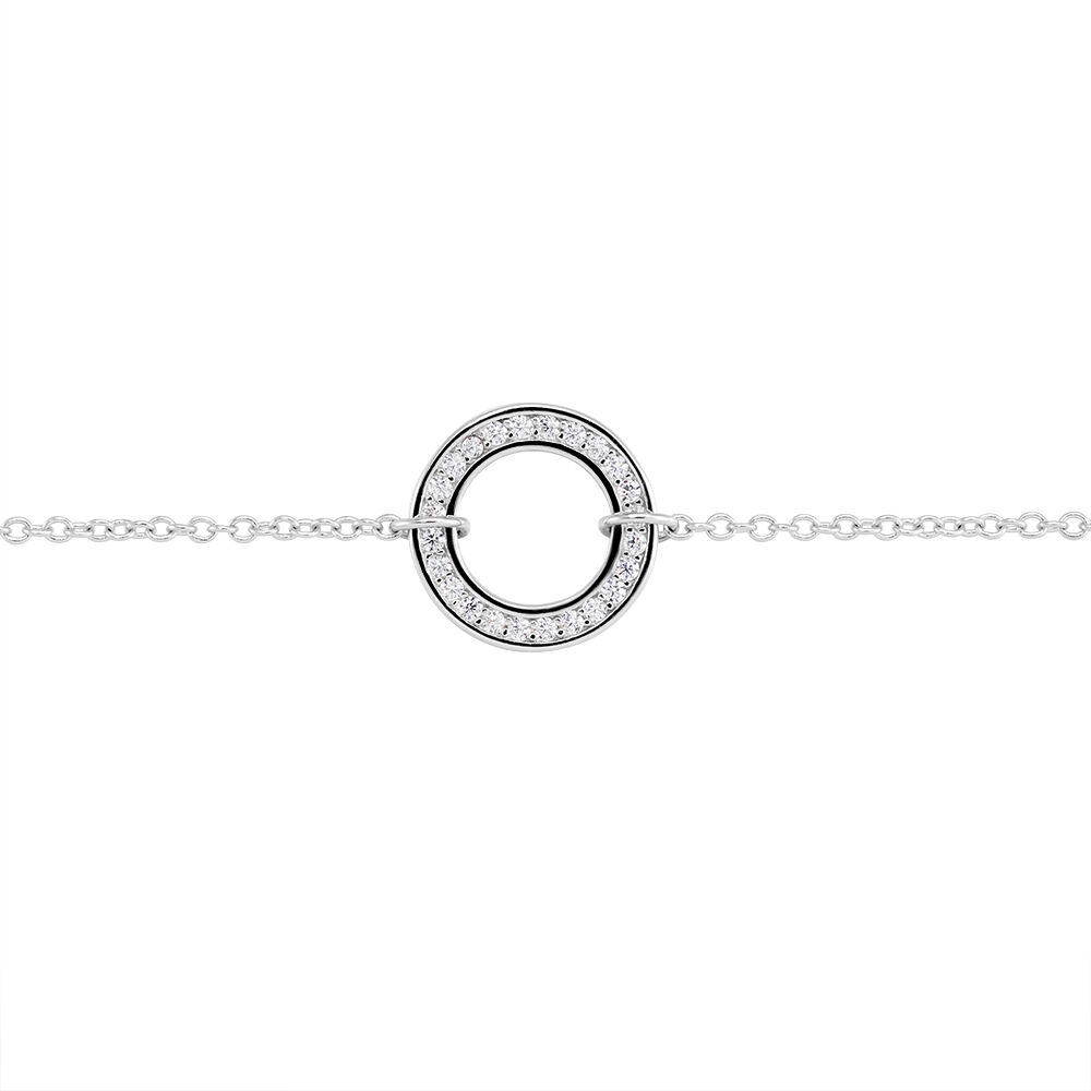 Bracelet Argent Diogo Oxydes De Zirconium - Bracelets chaînes Femme | Marc Orian