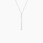 Collier Odyssee Argent Blanc Oxyde De Zirconium - Colliers avec pierres Femme | Marc Orian