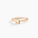 Bague Elyana Argent Rose Oxyde De Zirconium - Solitaires Femme | Marc Orian