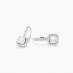 Boucles D'oreilles Pendantes Rio Argent Blanc Oxyde De Zirconium - Pendantes Femme | Marc Orian
