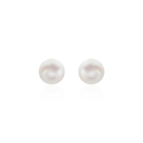 Boucles D'oreilles Puces Suki Or Jaune Perle De Culture - Boucles d'oreilles mariage Femme | Marc Orian